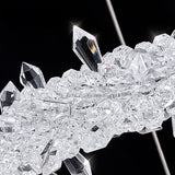 Crystal Ring Chandelier: Dazzling Lighting Fixture-ChandeliersDecor