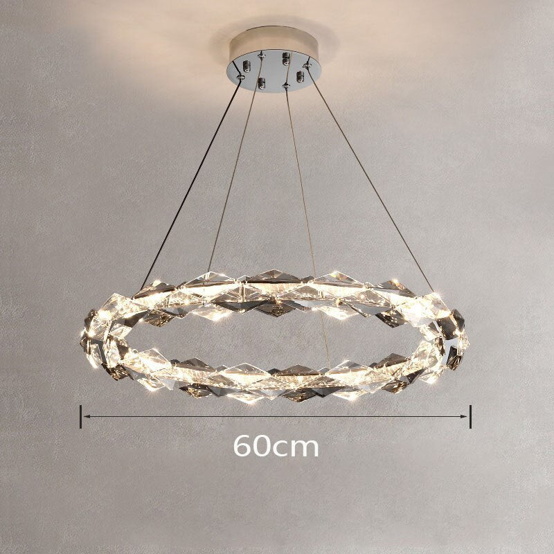 Crystal Ring Chandelier - Illumination for Every Space-ChandeliersDecor