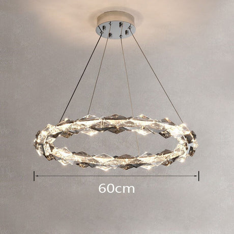 Crystal Ring Chandelier - Illumination for Every Space-ChandeliersDecor