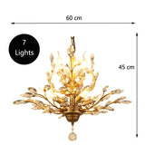 Crystal Tree Chandelier: Elegant Lighting Fixture-ChandeliersDecor