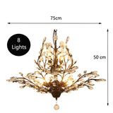 Crystal Tree Chandelier: Elegant Lighting Fixture-ChandeliersDecor