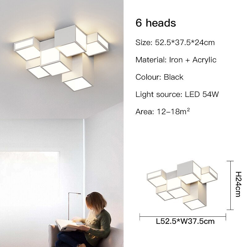 Cubes Ceiling Light - Illuminate with a Modern Flair-ChandeliersDecor