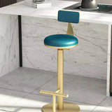 Cucina Velvet Bar Stool Chair for Kitchen Island Counter-GraffitiWallArt