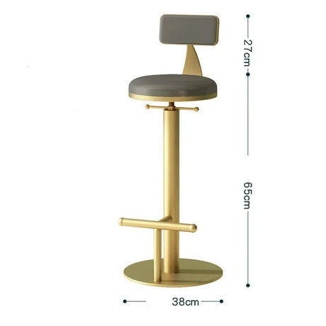 Cucina Velvet Bar Stool Chair for Kitchen Island Counter-GraffitiWallArt