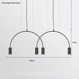 Curve Hanging Light - Illuminate in Style-ChandeliersDecor