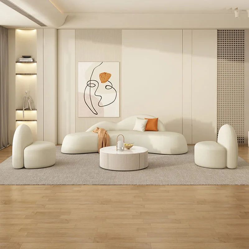 Curved Grande Sofa Set - Luxury at its Peak-ChandeliersDecor