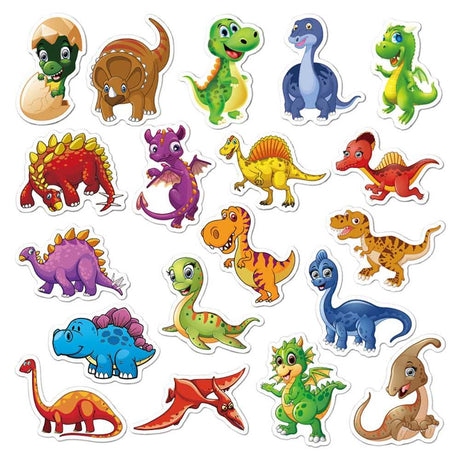 Cute Dinosaur Stickers - Dinosaur Stickers for Kids-ChandeliersDecor