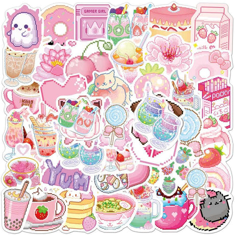 Cute Drink Stickers Pack: Adorable Beverage-ChandeliersDecor