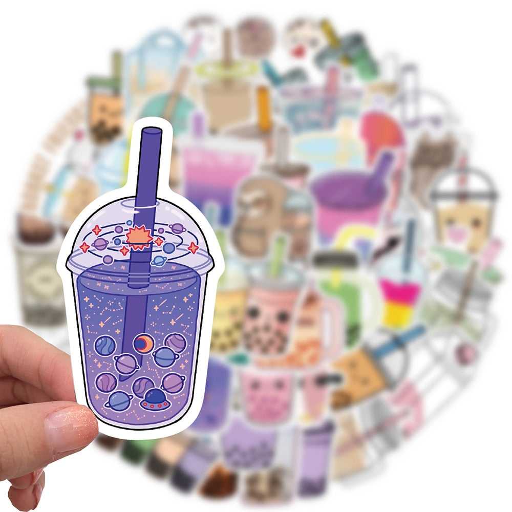 Cute Drink Stickers Pack: Adorable Beverage-ChandeliersDecor