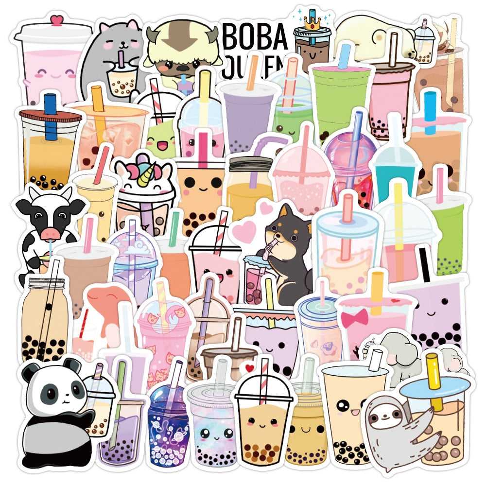 Cute Drink Stickers Pack: Adorable Beverage-ChandeliersDecor