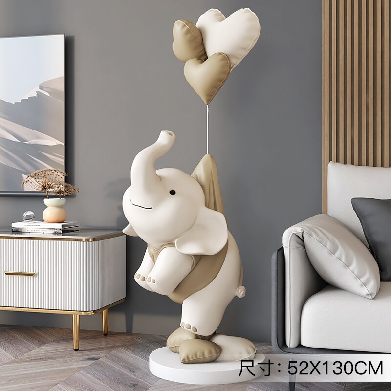 Cute Elephant Statue: Perfect Home Décor-ChandeliersDecor