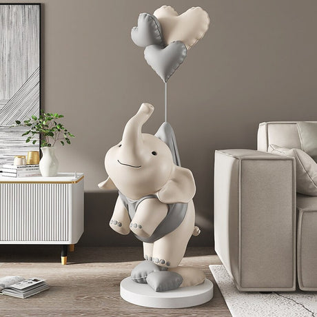 Cute Elephant Statue: Perfect Home Décor-ChandeliersDecor