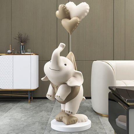 Cute Elephant Statue: Perfect Home Décor-ChandeliersDecor