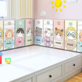 Cute Kitten Friends Kids Wall Padded Safety Cushions-ChandeliersDecor