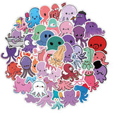 Cute Octopus Stickers Pack-ChandeliersDecor