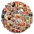 Cute Red Panda Stickers Pack-ChandeliersDecor