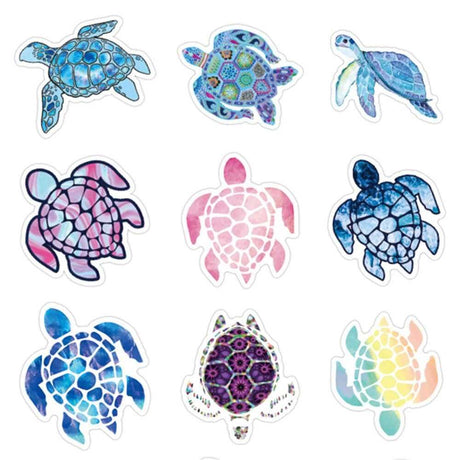 Cute Turtle Stickers Pack-ChandeliersDecor