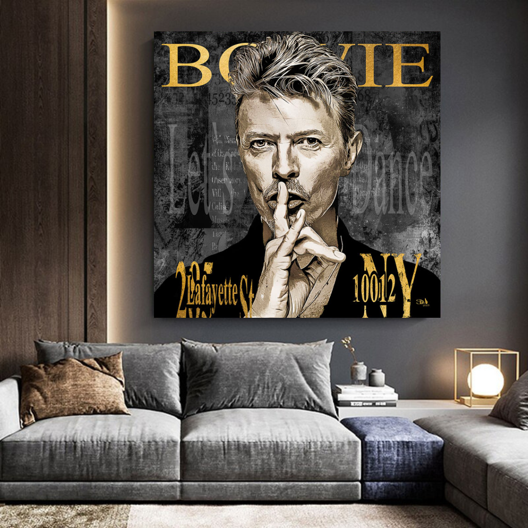 David Bowie Canvas Wall Art ‚Äì Exquisite Collection for Fans-ChandeliersDecor