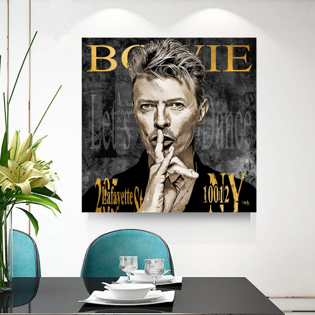 David Bowie Canvas Wall Art ‚Äì Exquisite Collection for Fans-ChandeliersDecor