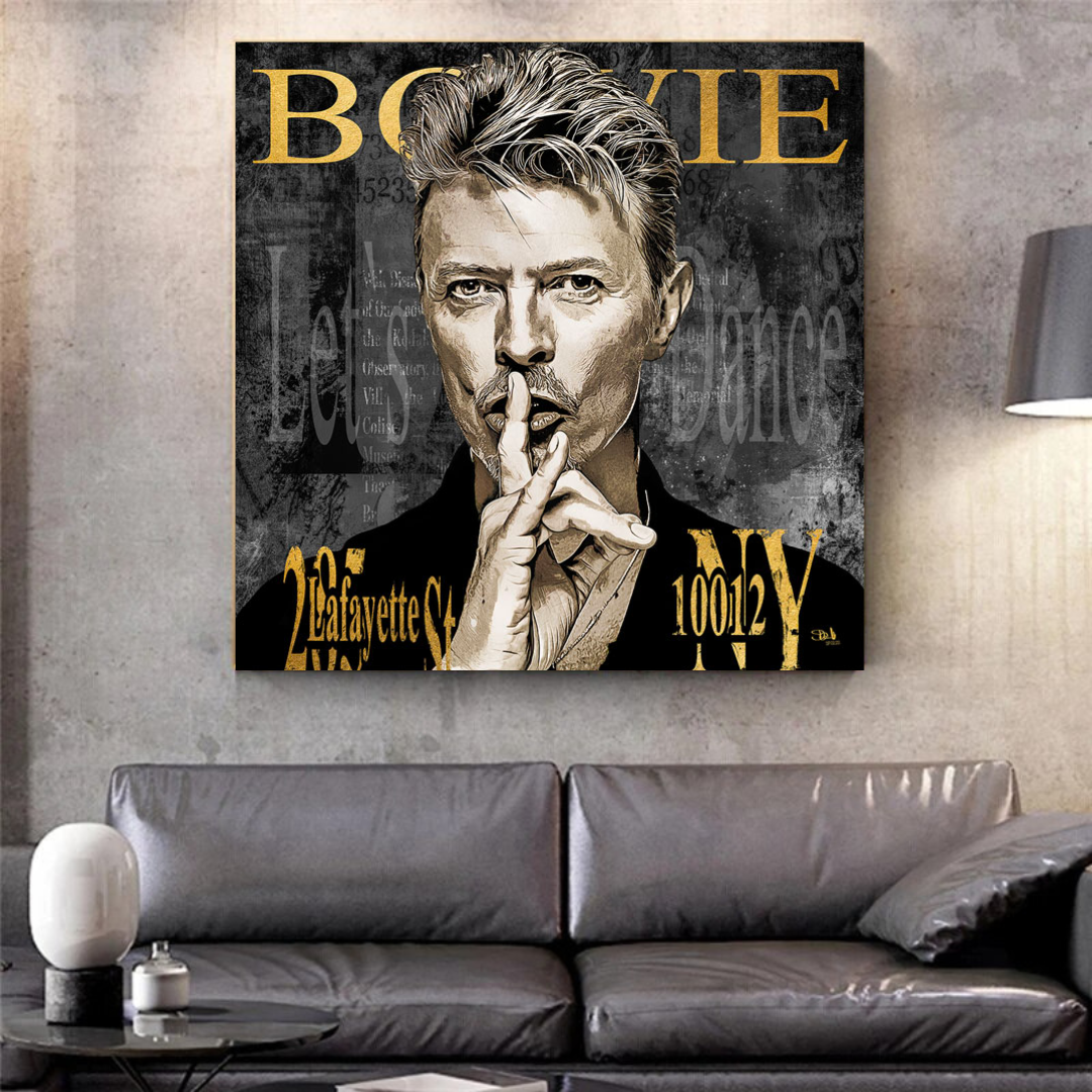 David Bowie Canvas Wall Art ‚Äì Exquisite Collection for Fans-ChandeliersDecor