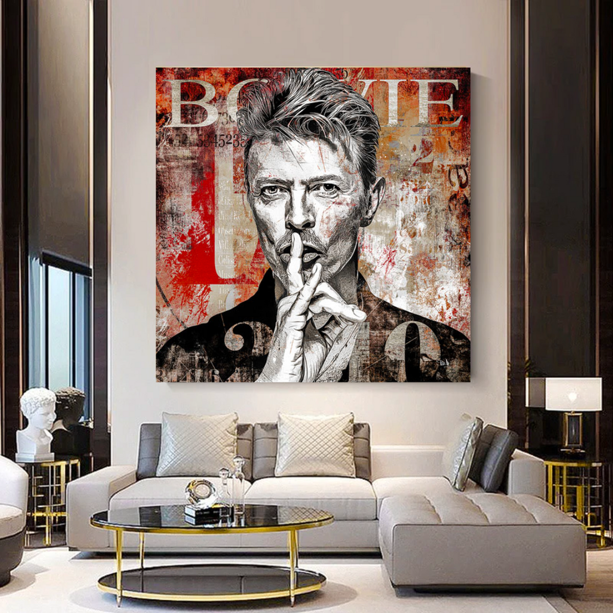 David Bowie Canvas Wall Art Unique and Iconic Masterpieces