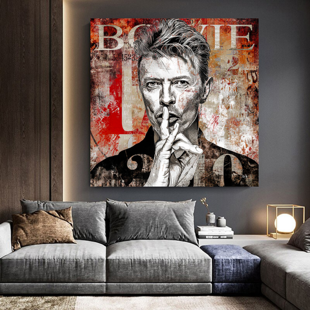 David Bowie Canvas Wall Art: Unique and Iconic Masterpieces-ChandeliersDecor