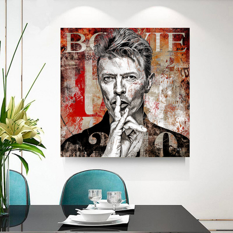 David Bowie Canvas Wall Art: Unique and Iconic Masterpieces-ChandeliersDecor