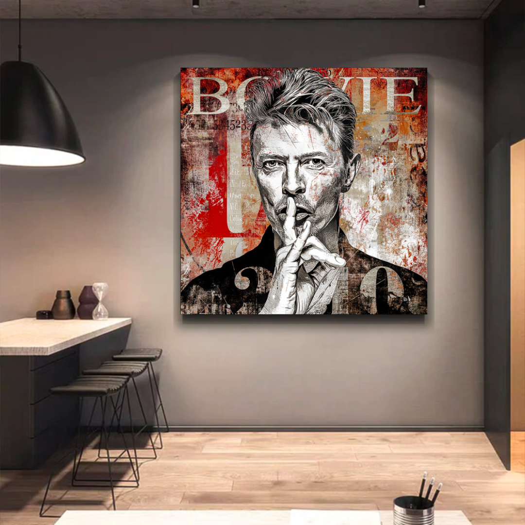 David Bowie Canvas Wall Art: Unique and Iconic Masterpieces-ChandeliersDecor