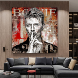 David Bowie Canvas Wall Art: Unique and Iconic Masterpieces-ChandeliersDecor