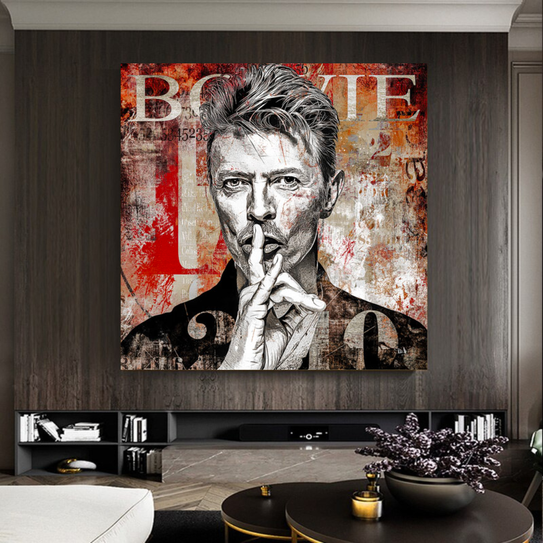 David Bowie Canvas Wall Art: Unique and Iconic Masterpieces-ChandeliersDecor