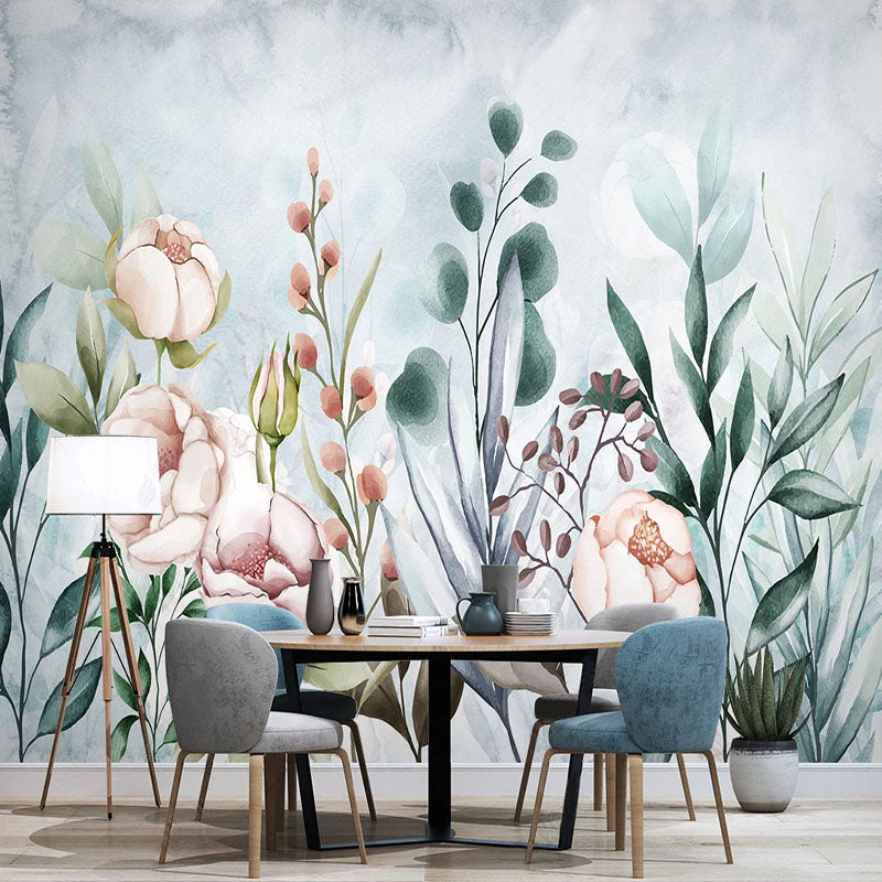 Deep Florals Wallpaper - Exquisite and Elegant Design-ChandeliersDecor