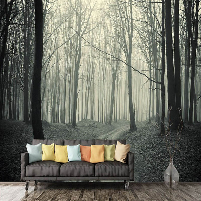 Deep Forest Wallpaper: Tranquil Nature Scenes for Your Walls-ChandeliersDecor.com