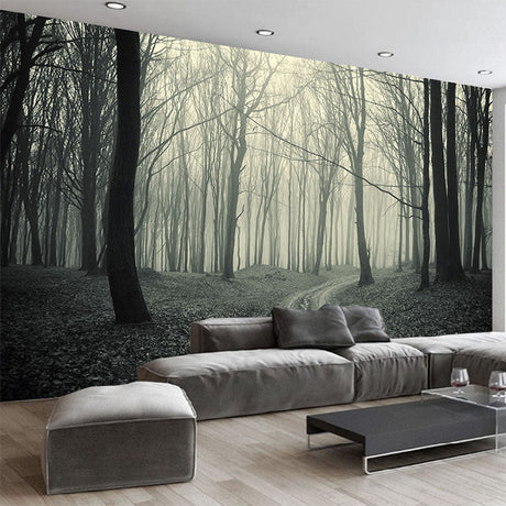 Deep Forest Wallpaper: Tranquil Nature Scenes for Your Walls-ChandeliersDecor