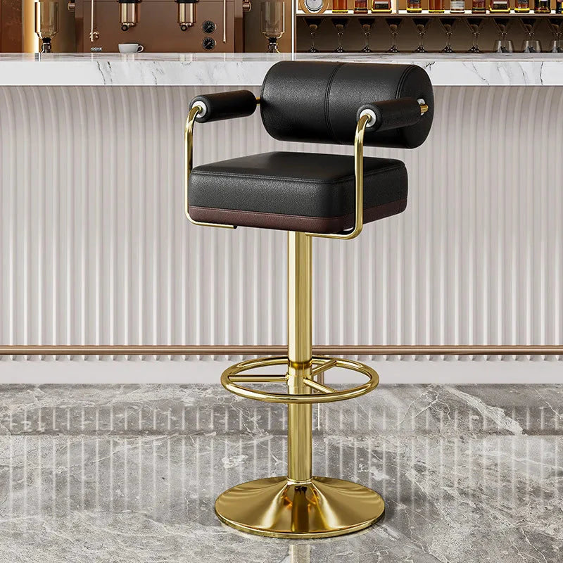 Designer Bar Chair Lift Chair Kitchen Island Counter Chair Stool-GraffitiWallArt