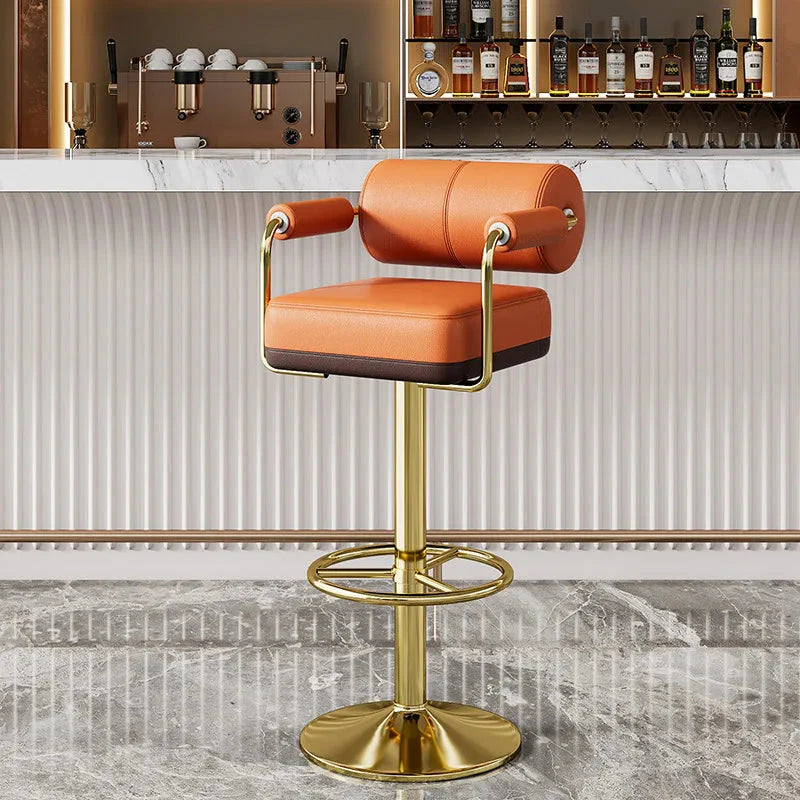 Designer Bar Chair Lift Chair Kitchen Island Counter Chair Stool-GraffitiWallArt