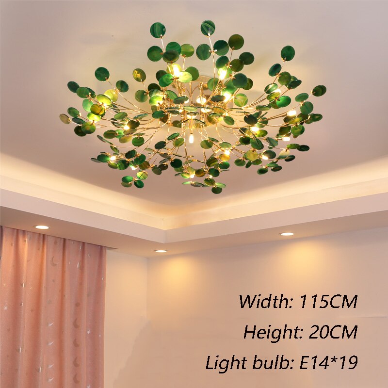 Designer Carnelian LED Ceiling Chandelier-ChandeliersDecor