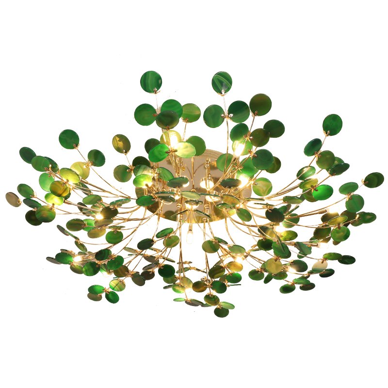 Designer Carnelian LED Ceiling Chandelier-ChandeliersDecor