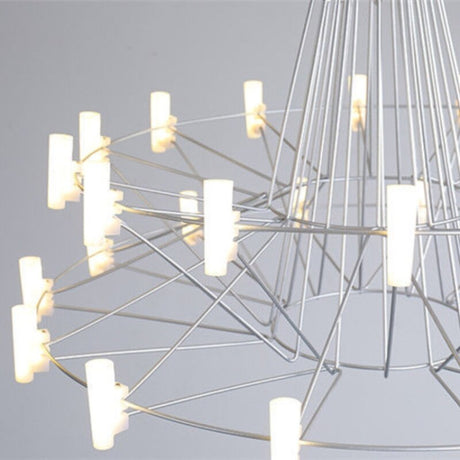 Designer Coppelia LED Chandelier - Exquisite Illumination-ChandeliersDecor