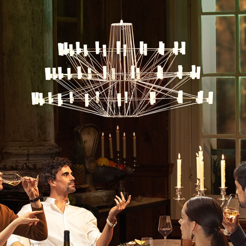 Designer Coppelia LED Chandelier - Exquisite Illumination-ChandeliersDecor