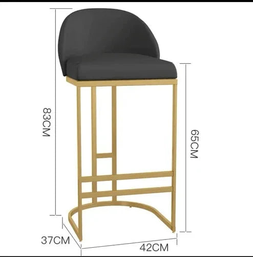 Designer Kitchen Island Counter Chair Stool-GraffitiWallArt