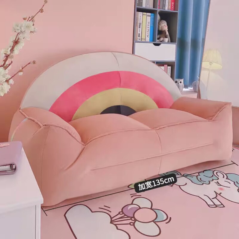 Designer Rainbow Bean Bag Recliner Chair Sofa-ChandeliersDecor