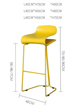 Designer Vintage Thin Bar Chair-GraffitiWallArt