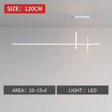 Dining Room Chandelier LED - Minimalist Strip Designer Lamp-ChandeliersDecor