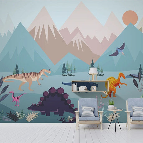 Dino Dreamland Wallpaper-ChandeliersDecor