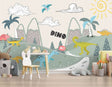 Dino Jungle - Kids Nursery Wallpaper Mural-ChandeliersDecor.com