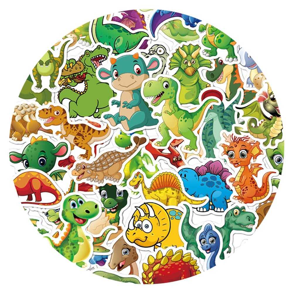Dino Stickers Pack - Fun & Colorful Dinosaur Stickers!-ChandeliersDecor