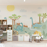 Dino Wallpaper: Bring Prehistoric Appeal to Your Space-ChandeliersDecor