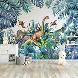 Dinosaur Theme Wallpaper - Perfect for Kids' Bedrooms-ChandeliersDecor.com