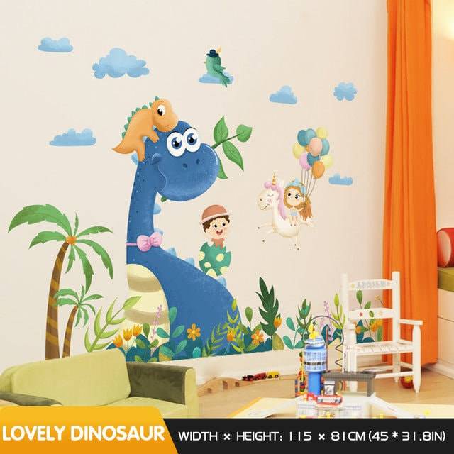 Dinosaur Wall Stickers | Kids Room Dinosaur Wall Decal