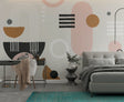 Discover Bohemian Shapes Wallpaper Mural – Exclusive Design-ChandeliersDecor